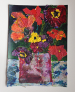Happy Vase. Collage. $424